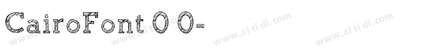 CairoFont 0 0字体转换
